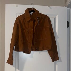 NWT Brown Cropped Jacket